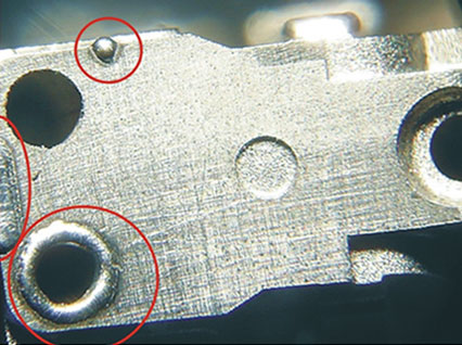<a href='http://m.libo1212.com/product/3.htm' class='text_a'>模具激光焊機(jī)</a>修復(fù)模具效果
